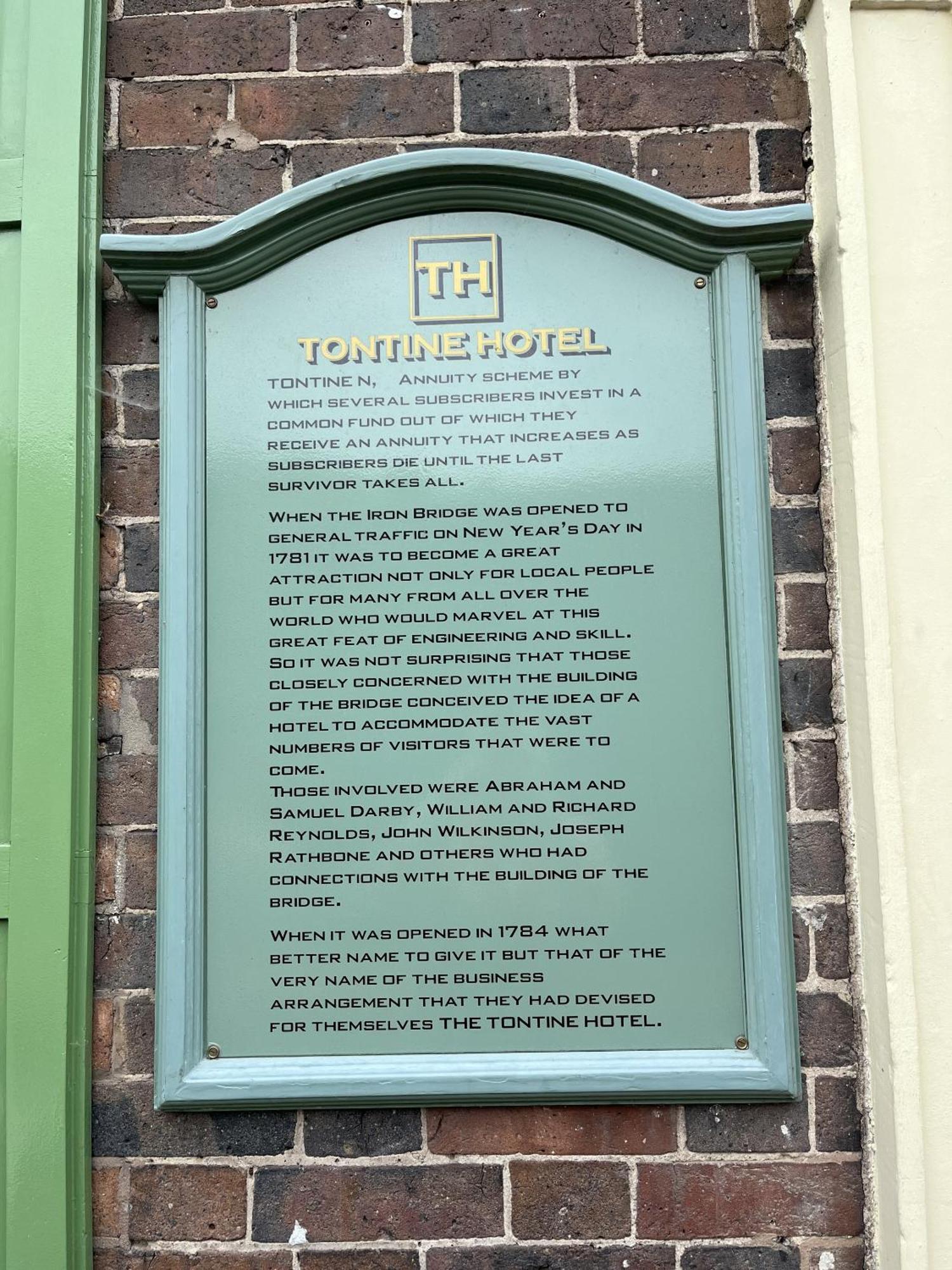 The Tontine Hotel & Bar 아이언브리지 외부 사진